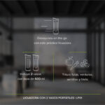 Licuadora con 2 vasos portátiles de 600 ml LP01 Avera - Imagen 2
