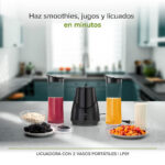 Licuadora con 2 vasos portátiles de 600 ml LP01 Avera - Imagen 5