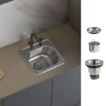 Tarja fregadero de acero inoxidable de empotre – 1 tina PAF01S Avera - Imagen 2