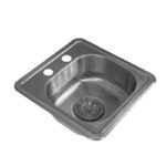 Tarja fregadero de acero inoxidable de empotre – 1 tina PAF01S Avera - Imagen 4
