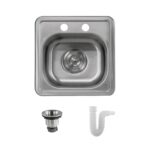 Tarja fregadero de acero inoxidable de empotre – 1 tina PAF01S Avera
