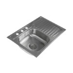 Tarja fregadero de acero inoxidable de empotre – 1 tina con escurridor PAF02S Avera - Imagen 3