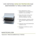 Tarja fregadero de acero inoxidable de submontaje – 1 tina PAF03U Avera - Imagen 8