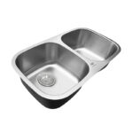 Tarja fregadero de acero inoxidable de submontaje – 2 tinas PAF04U Avera - Imagen 3