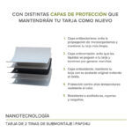 Tarja fregadero de acero inoxidable de submontaje – 2 tinas PAF04U Avera - Imagen 7