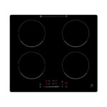 Tricombo Parrilla de inducción 4 quemadores 59 cm + Campana de pared negra 60 cm + Horno eléctrico 127 V 67 L PIV4CEA60NHEL127 Avera - Imagen 2