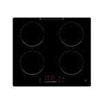 Combo Parrilla de inducción 4 quemadores + Parrilla de gas 2 quemadores + Campana de pared curva negra 90 cm VT2PIV4CEV90N Avera - Imagen 12