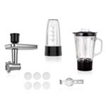 Juego de accesorios de acero inoxidable para batidora de pedestal de 6 L SABAM02 Avera