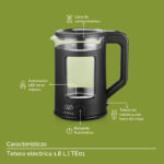 Tetera eléctrica 1.8 L con jarra de vidrio TE01 Avera - Imagen 3